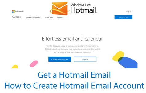 create account  hotmail mailtoh