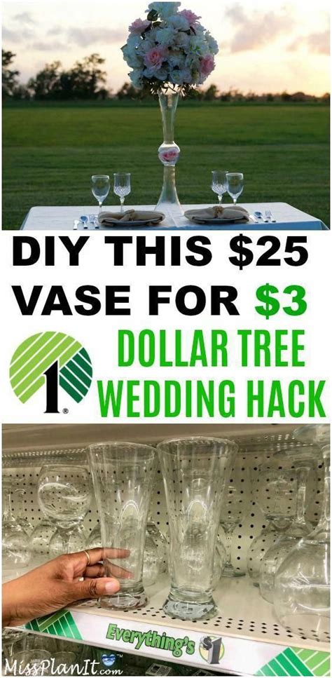 dollar tree wedding hacks wedding ideas   budget