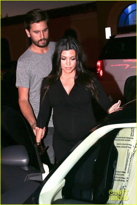 full sized photo of kourtney kardashian looks very pregnant on date