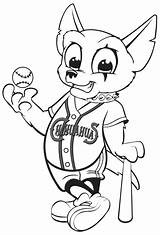 Coloring Mascot Pages Mlb Mets York Printable Getcolorings Paso El Chihuahuas Chico Reds Cincinnati Sheets sketch template