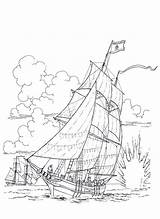 Volwassenen Gemi Pirate Savaş Gemisi Korsan Kleurplaten çizim Schiffe Harbor Için Uygun Yelkenli Filografi Malvorlagen Malbuch sketch template