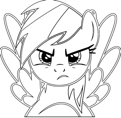 angry rainbow dash mlp coloring page chibi coloring pages mickey mouse