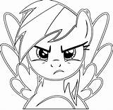 Dash Rainbow Coloring Pages Unicorn Pony Little Cartoon Wecoloringpage Choose Board Chibi Popular sketch template