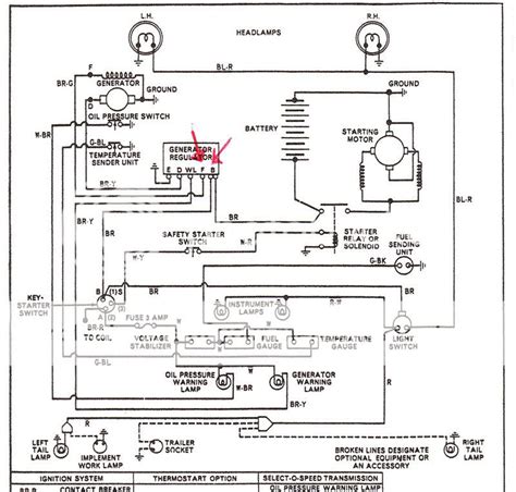 wiring diagram  ford  tractor collection