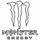 Monster Energy Outline Decal Sticker Decals Logos Stickers Drinks Alcohol Hover Enlarge Over sketch template