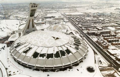 pin  kev   roof olympic stadium montreal olympic stadium montreal stadium montreal