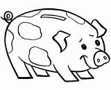 Piggy Colorluna sketch template