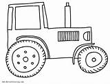 Tractor Coloring Pages Simple Printable Kids Color Inspiration Print Birijus sketch template