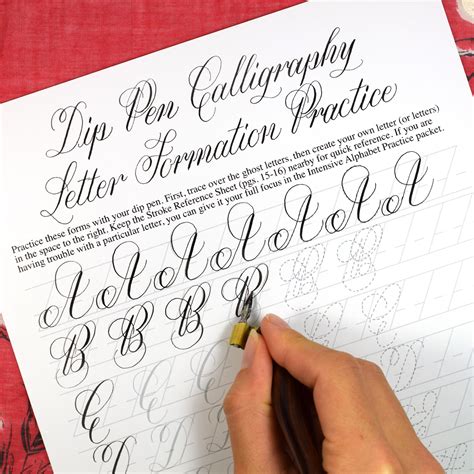 printable calligraphy worksheet set janet style  postmans knock