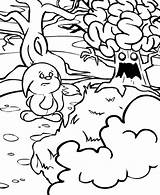 Neopets Pages Colouring Woods sketch template