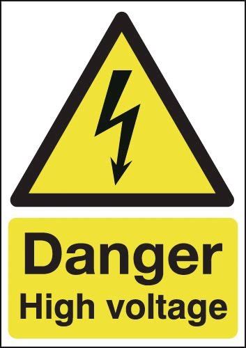 Danger High Voltage Signs Seton