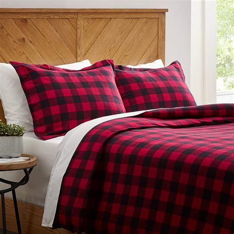 flannel bedding queen cree home