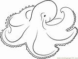 Coloring Octopus Don Octopuses Pages Coloringpages101 Online sketch template