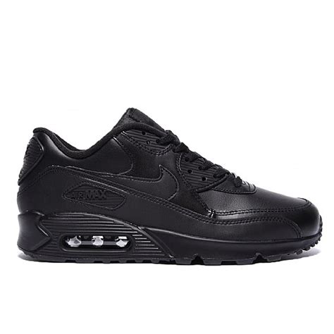 Nike Air Max 90 Leather Black Black Natterjacks