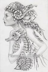 Coloring Fairy Burnell Norma Tangles Pages Deep Draw Zentangle Pencil Fairies Fairytangles Books Book Beautiful Czt Sketches Draws Color Adults sketch template