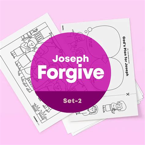 joseph forgives  brothers drawing coloring pages  kids hisberry