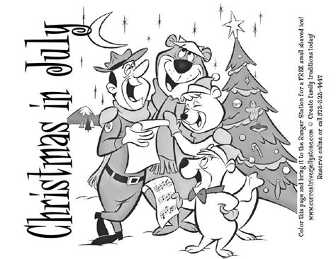 christmas  july coloring page