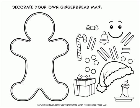 coloring pages  gingerbread man story coloring home