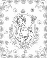 Avalor Coloring Elena Pages Colouring Printable Print Color Book sketch template