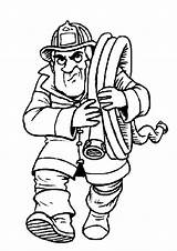 Coloring Pages Firemen Fireman Firefighters Print Coloringkids sketch template