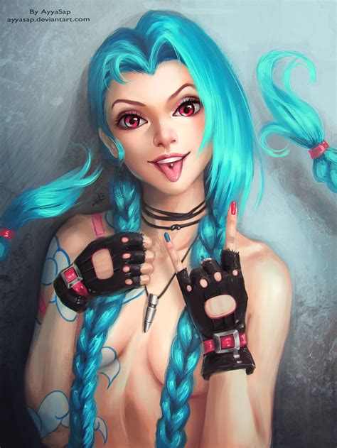 jinx league of legends [artist ayyasap] the rule 34