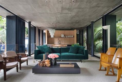contemporary house design creative blend  retro  modern ideas
