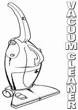 Vacuum Coloring Pages Cleaner sketch template