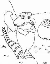 Lorax Coloring Pages Printable Kids sketch template