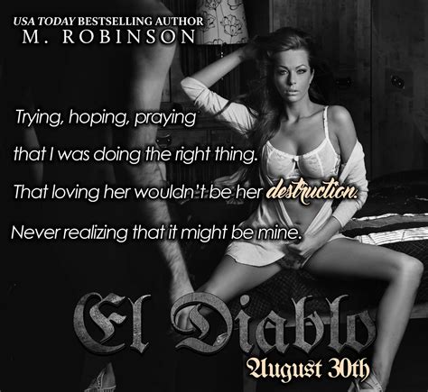 el diablo by m robinson life books and loves