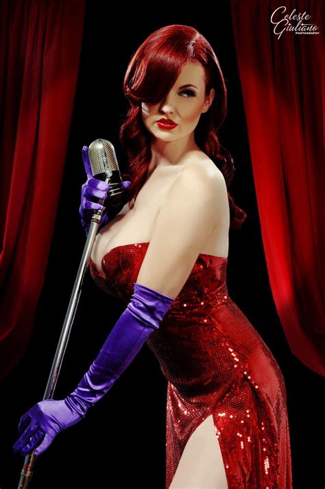Samantha Samsam As Photographed In Full On Jessica Rabbit Mode By The