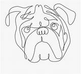 Clipart Bulldog Printable Nose Coloring English Long Webstockreview sketch template