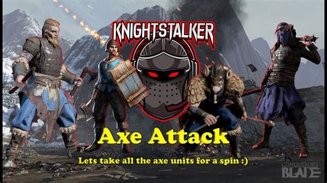 conquerors blade axe attack guided gameplay youtube