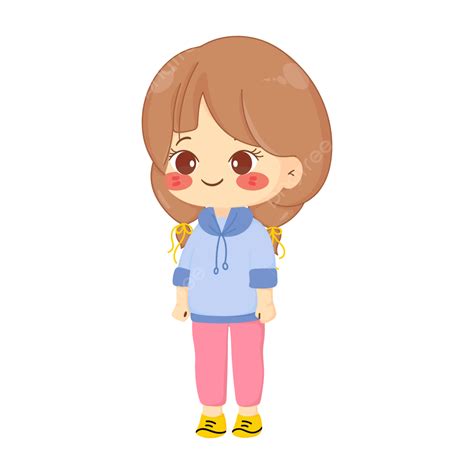 Cute Girl Standing Vector Cute Girl Standing Stand Up Png And Vector