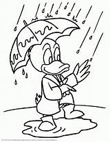 Coloring Pages Rainy Kids Sheets Popular sketch template