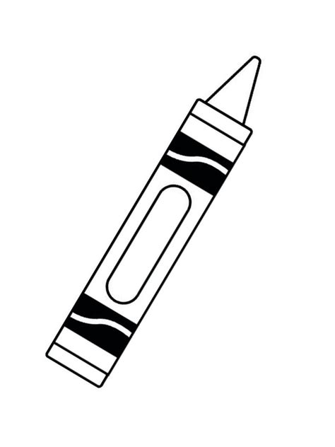 crayons  printable coloring page  printable coloring pages