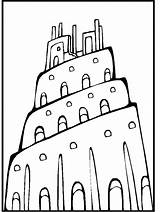Babel Tower Babele Cristianos Religione Dominical Escuela Religiocando Disegni Mesopotamia Testament Preschool Biblicos sketch template