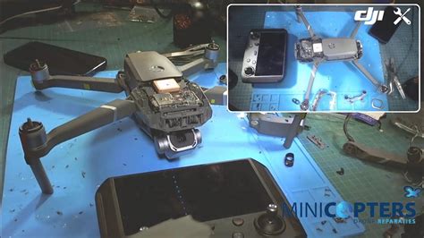 dji mavic pro   kapotte armen en sensoren vervangen dji drone reparatie tafel bij