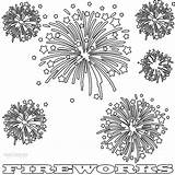 Fireworks Coloring Pages Printable Kids Print Firework July Sheets Cool2bkids Colouring Fire Works Fourth Years Sky Book Adults Eve Choose sketch template