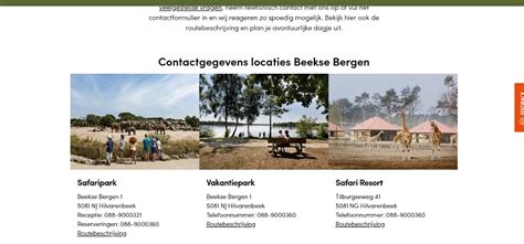 safaripark beekse bergen adres pretparken