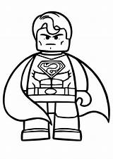 Lego Superman Coloringonly sketch template