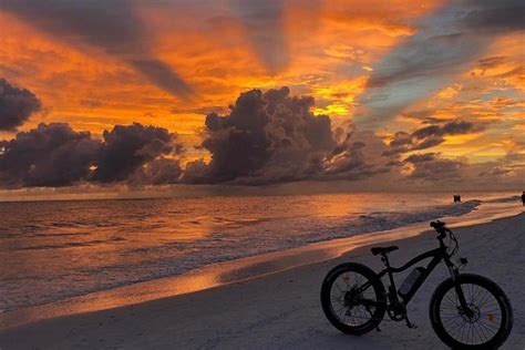 electric bike siesta key sunset   sarasota