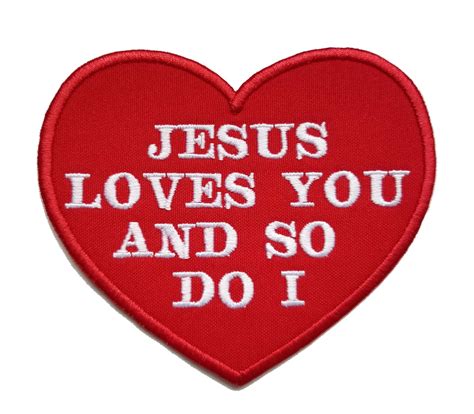 christian jesus loves      embroidered applique etsy
