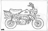 Z50 Coloriage Minibike Coloration sketch template