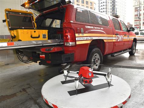 fdny  drone   time   battle  fire abc news