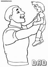 Dad Coloring Pages Print Boy Book sketch template