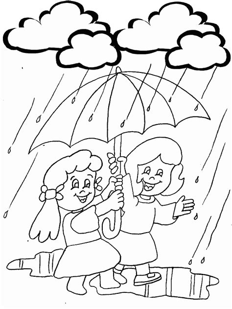 rain holidays coloring pages coloring book