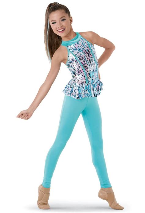 sequin peplum tank leggings cute dance costumes dance outfits