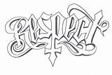 Tattoo Coloring Drawing Graffiti Pages Respect Letters Tattoos Lettering Fonts Adult Printable Words Outline Drawings Font Designs Sheets Alphabet Colouring sketch template