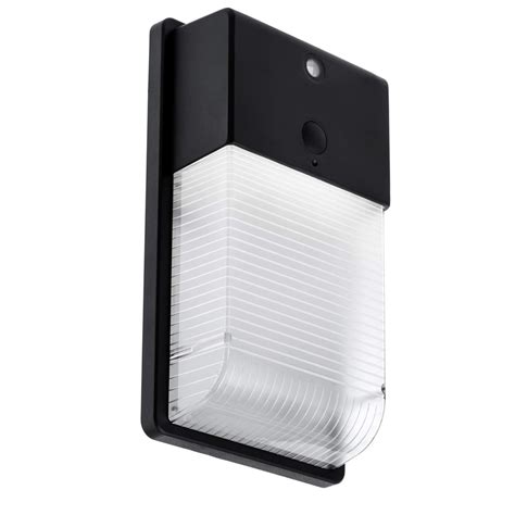 home zone security led wall pack light outdoor dusk  dawn ultra bright  warm led wall