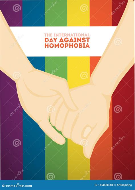 day against homophobia stock vector illustration of banner 115030448
